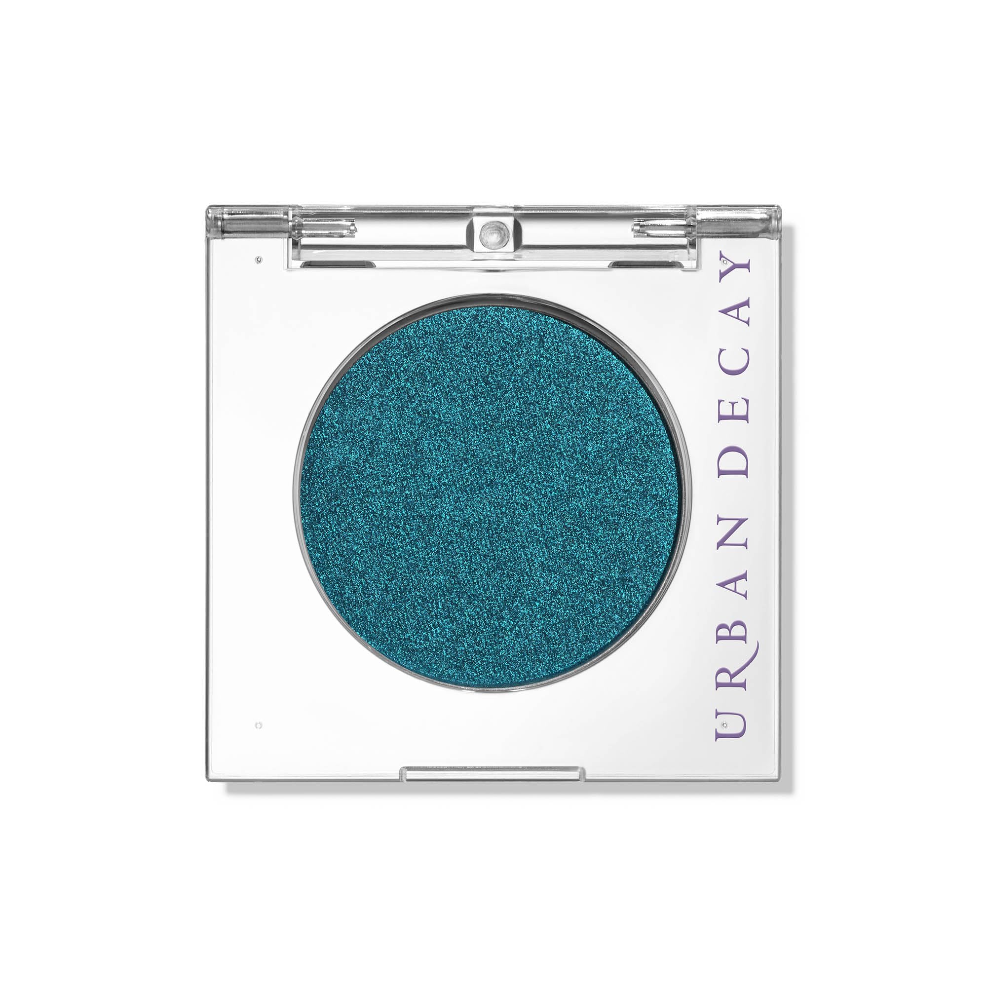 Urban Decay 24/7 Longwear Eyeshadow Single in Float teal blue shimmer, vibrant crease-free color.