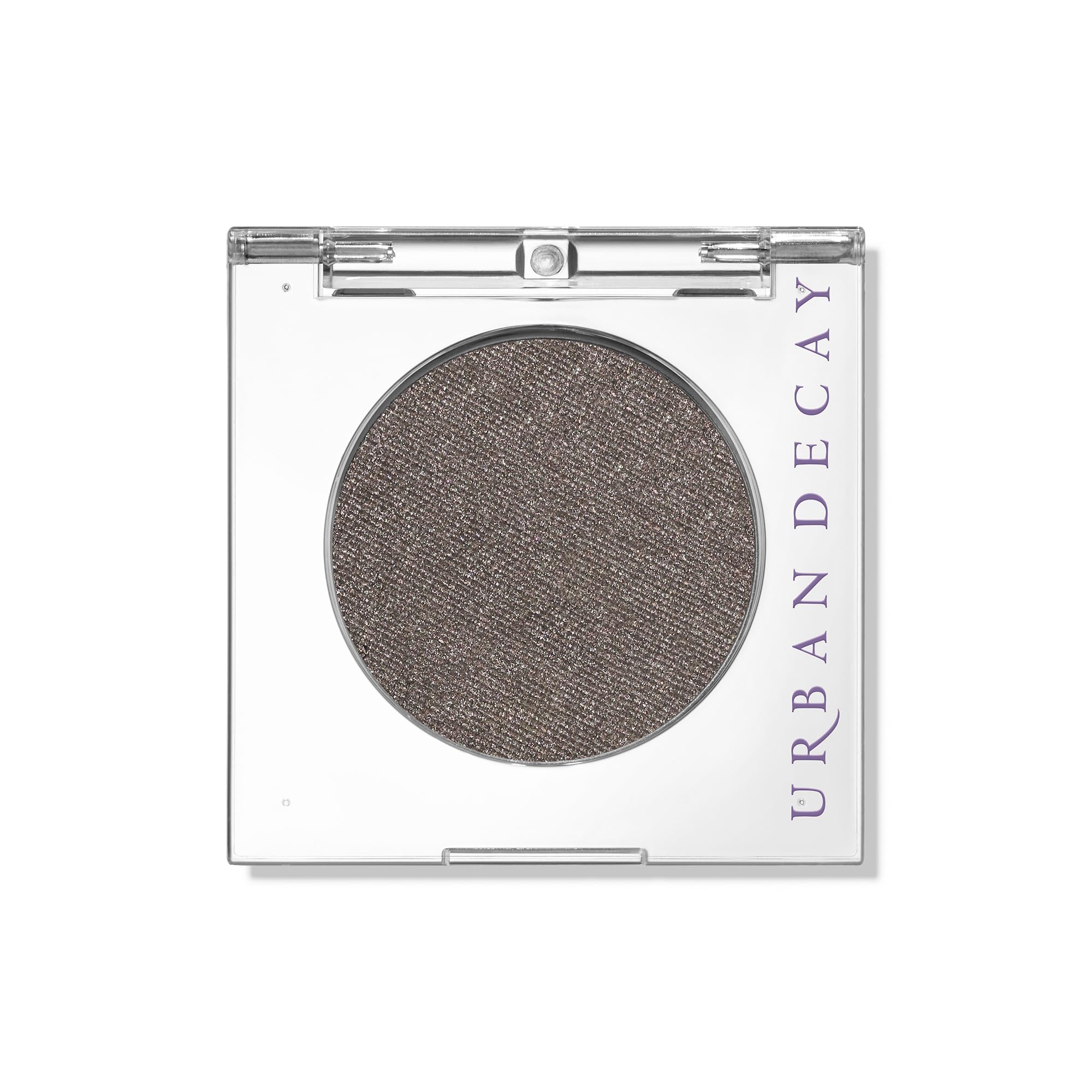 Urban Decay 24/7 Eyeshadow Single Mushroom Gunmetal Shimmer swatch showing rich metallic pigment