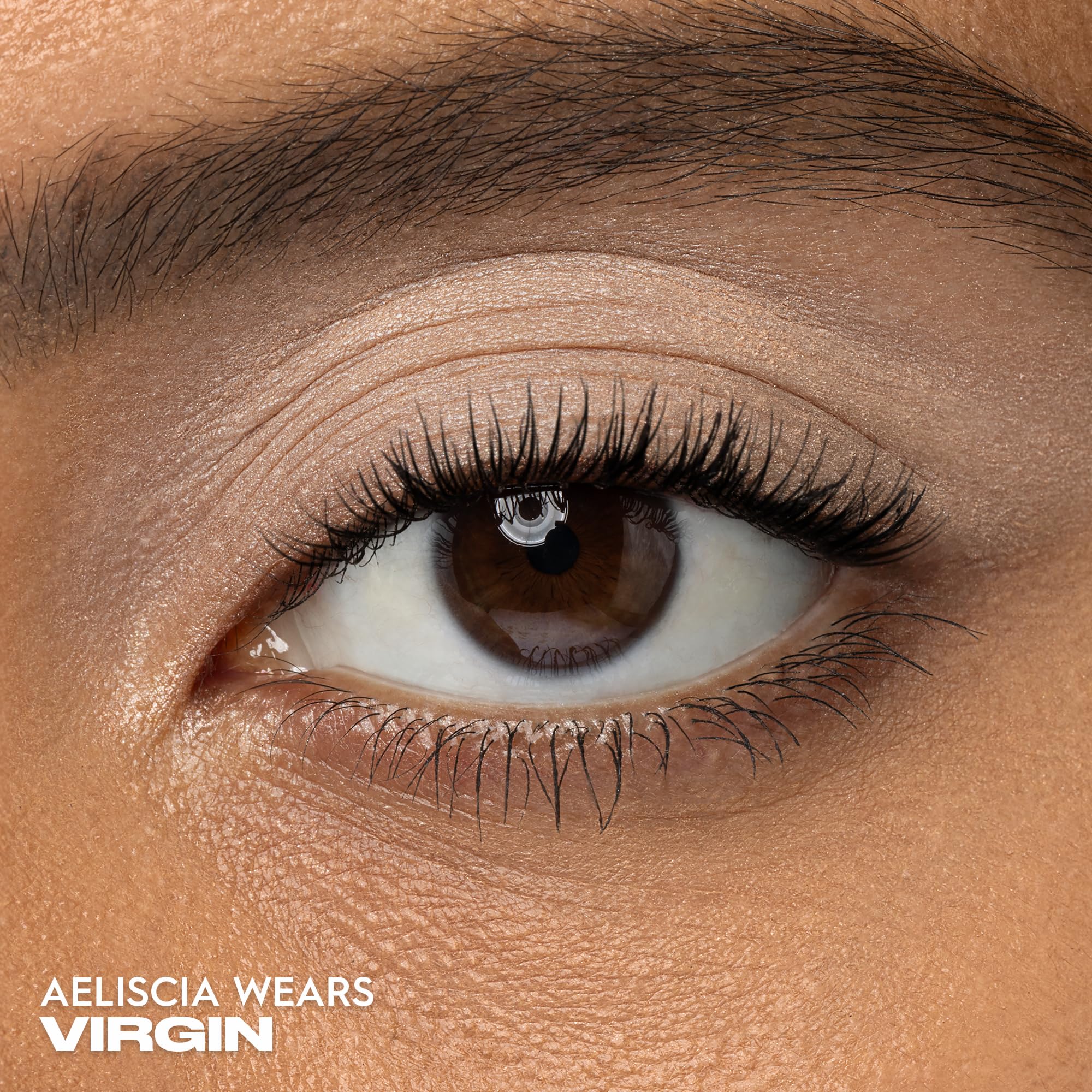Urban Decay 24/7 Eyeshadow Single in Virgin matte swatch demonstrates smooth, crease-free coverage