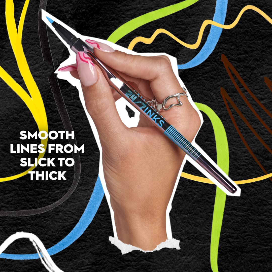 URBAN DECAY 24/7 Inks flow-through design supports smooth flow.