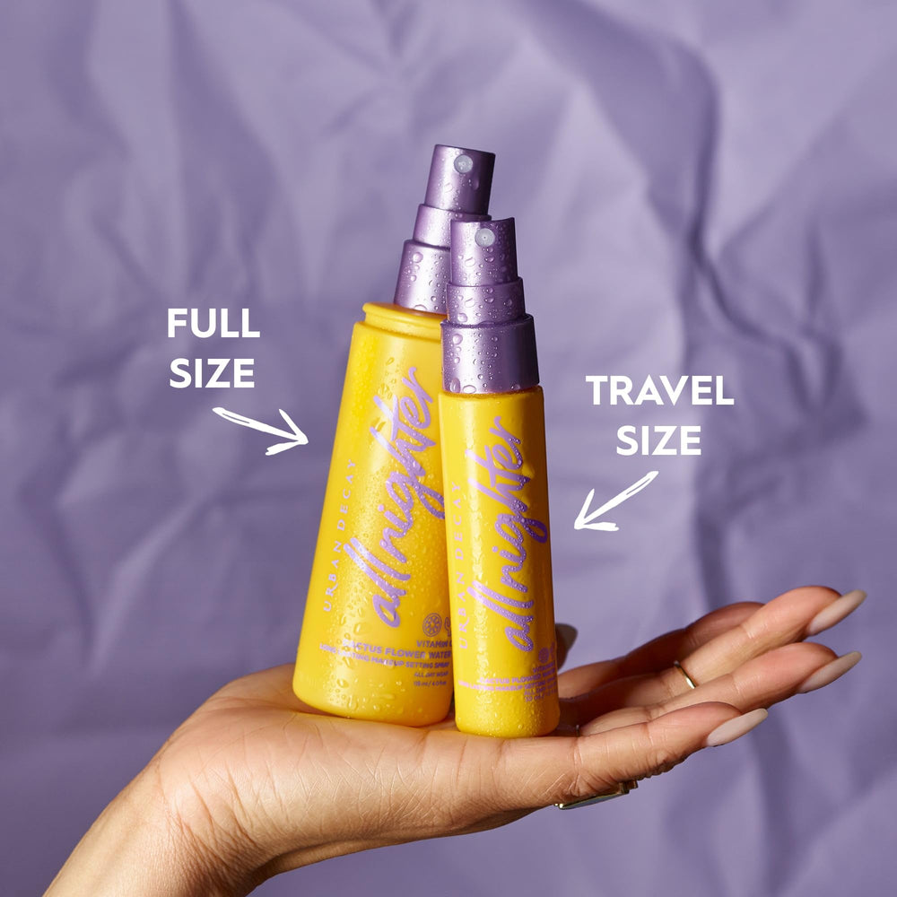 Urban Decay All Nighter vitamin-c setting spray provides up to 16 hours of wear