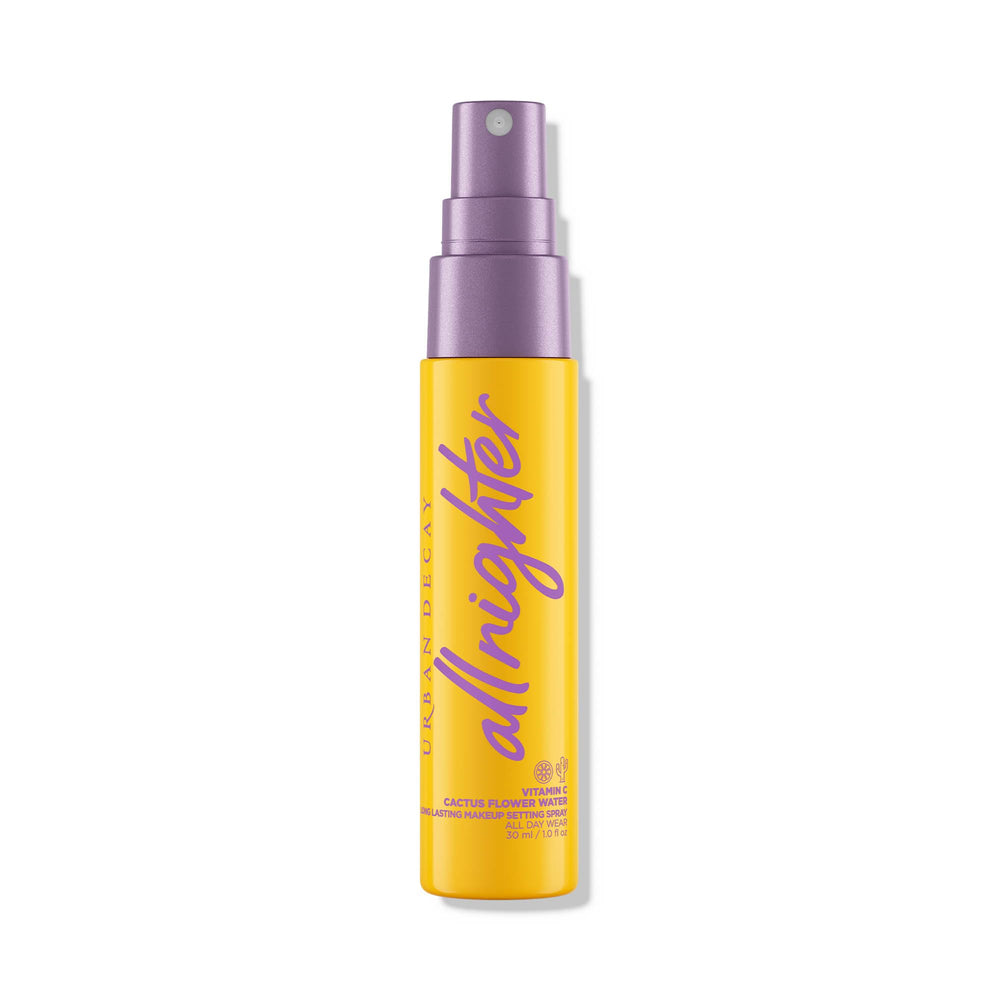 Urban Decay All Nighter vitamin-c setting spray bottle locks in makeup for long wear