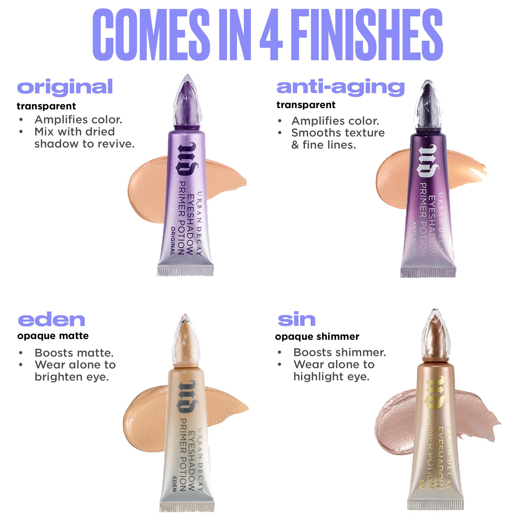 Urban Decay eyelid prep priming ensures a balanced base for makeup application.