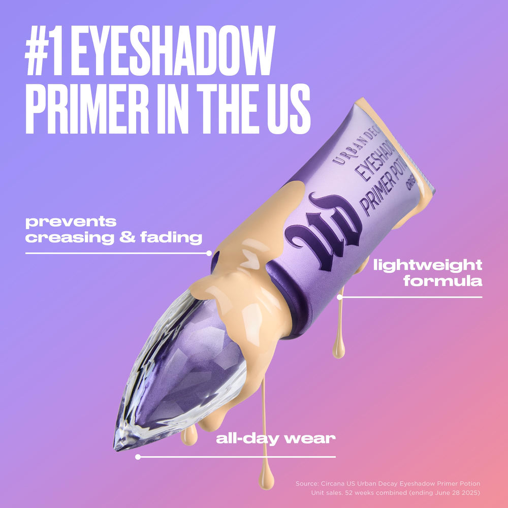 Urban Decay long-wear primer keeps shadows vibrant and durable throughout the day.