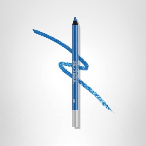 Nightlife-ready blue liner look suitable for parties and events.