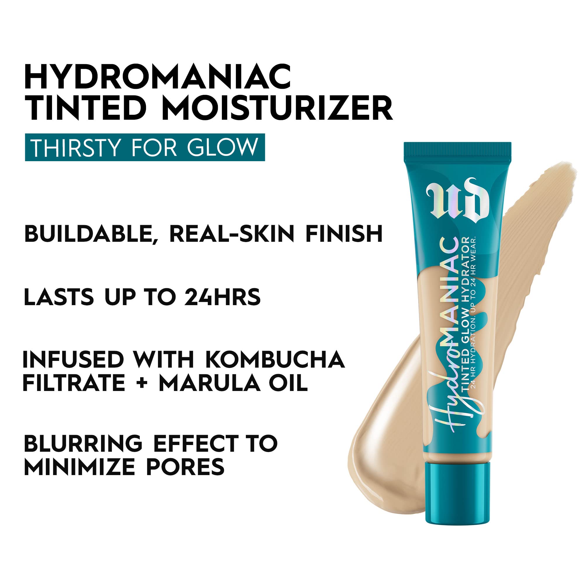Urban Decay Hydromaniac fingertips apply for a natural look