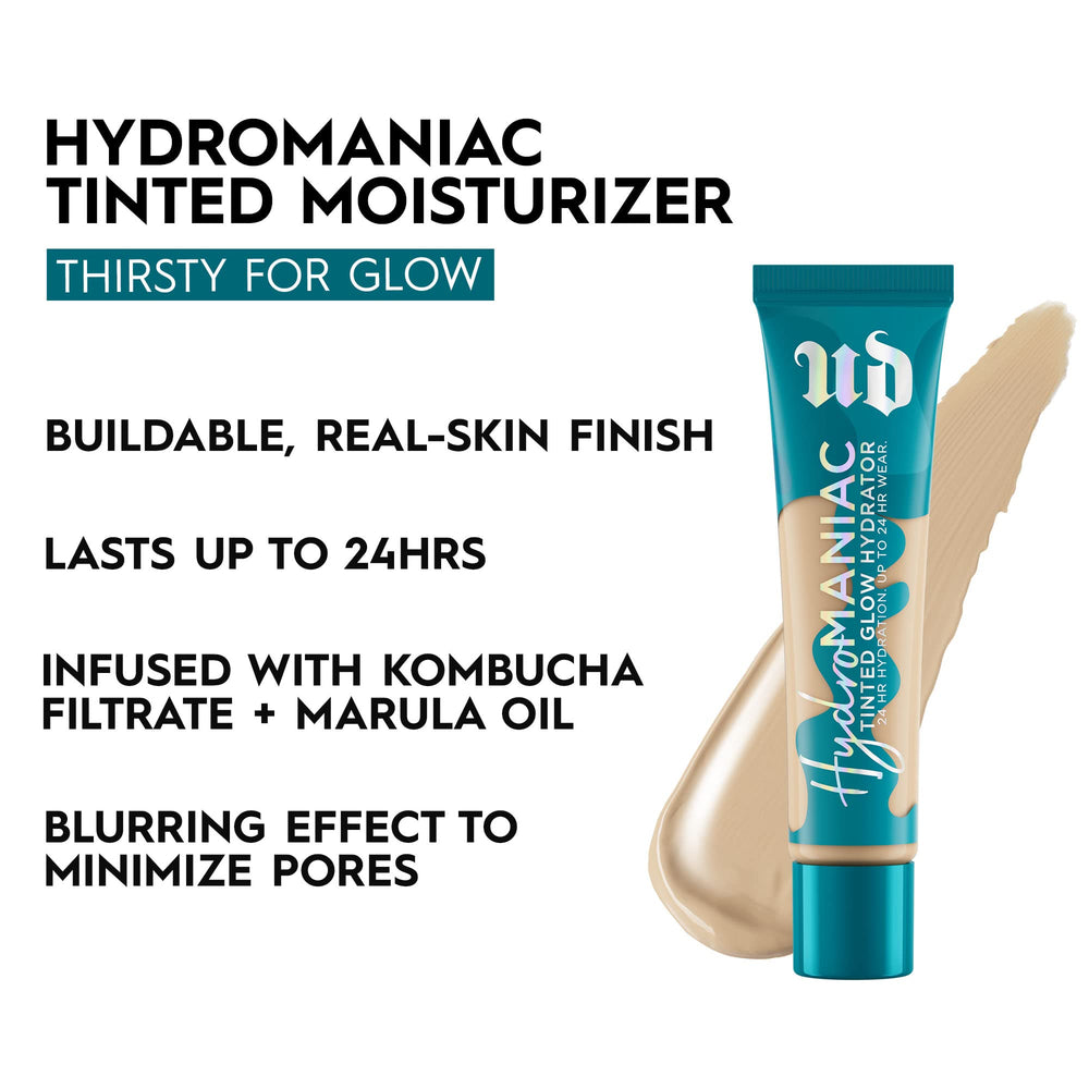 Urban Decay Hydromaniac fingertips apply for a natural look