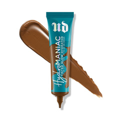 Urban Decay Hydromaniac foundation bottle close-up showing dewy, hydrated glow