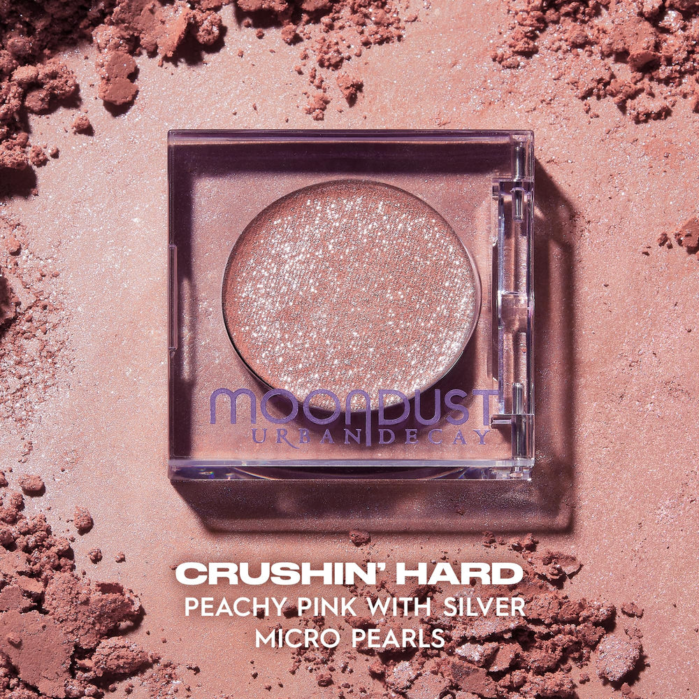 URBAN DECAY Moondust Crushin' Hard swirl texture highlighting depth and dimension.