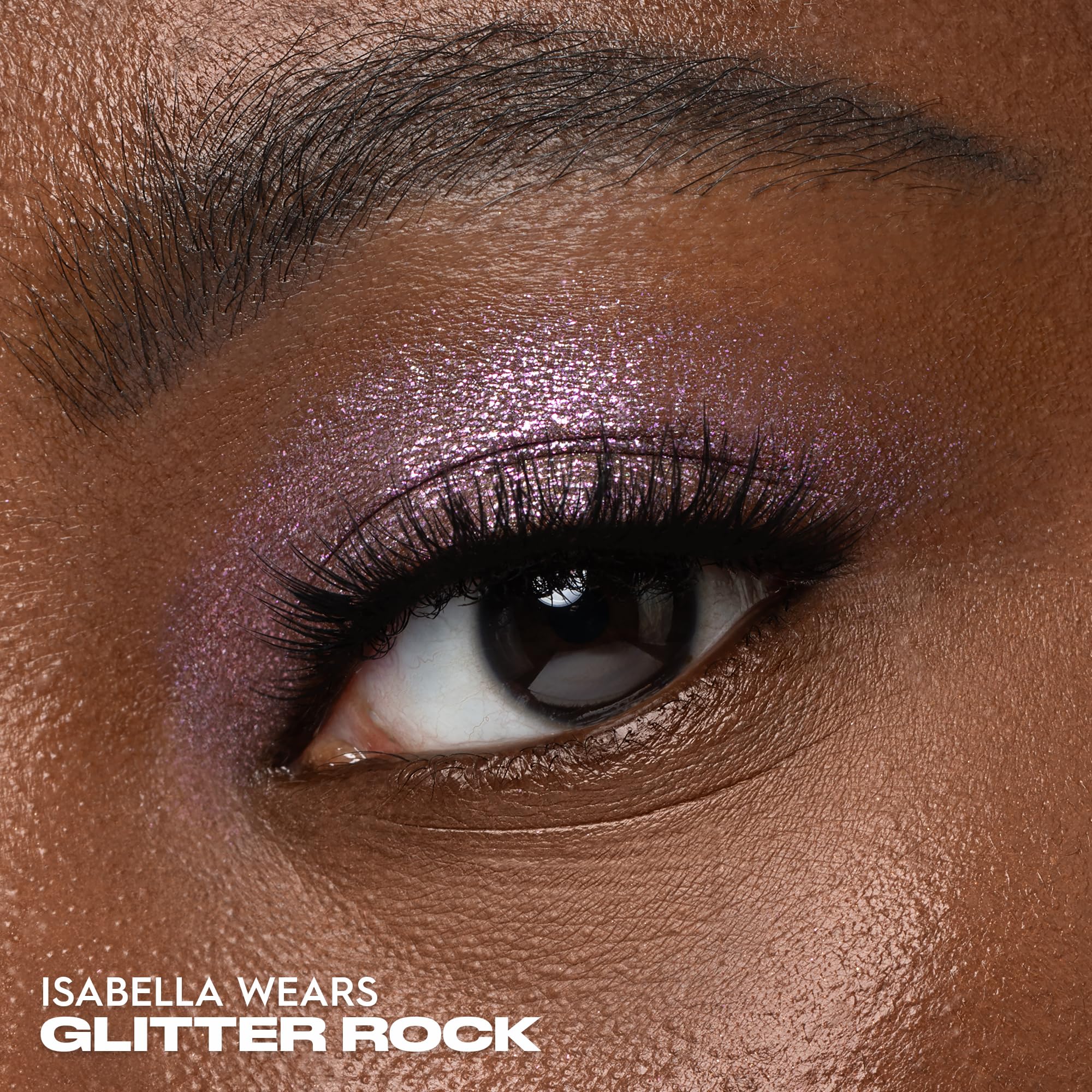Urban Decay Moondust micro-fine glitter close-up highlights refined sparkle without chunks.