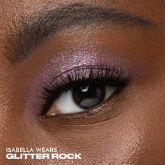 Urban Decay Moondust micro-fine glitter close-up highlights refined sparkle without chunks.
