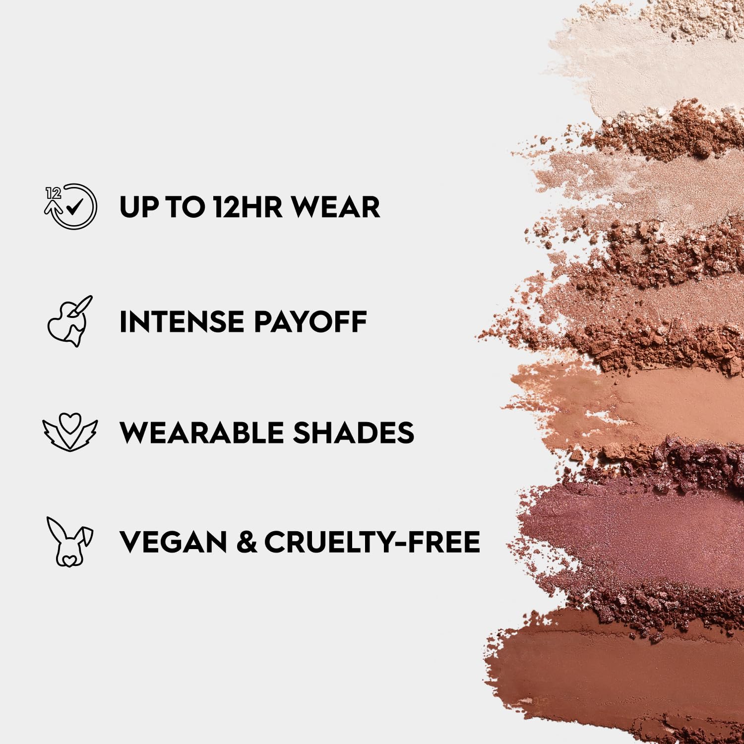 Urban Decay Naked Mini Sin swatches reveal olive neutral tones with shimmer.