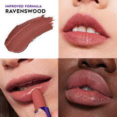 URBAN DECAY Vice Hydrating Lipstick application highlights creamy texture and even coverage