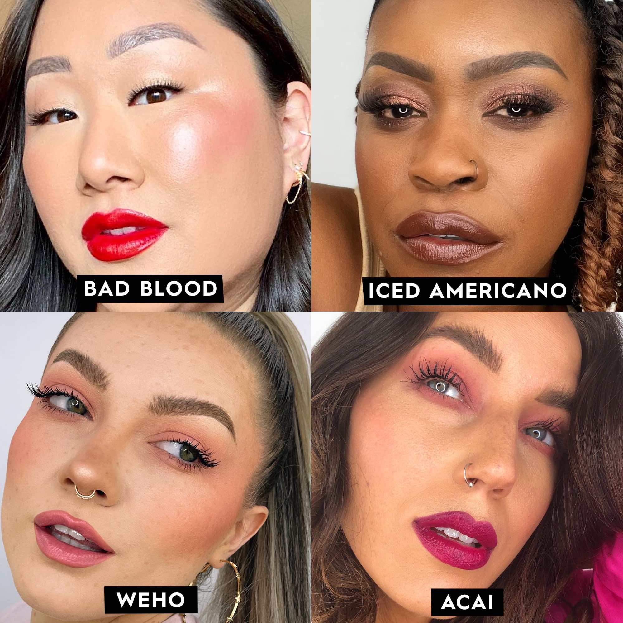 URBAN DECAY Vice Hydrating Lipstick Elote worn on the go for everyday color
