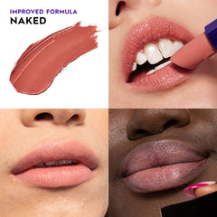 URBAN DECAY Vice Hydrating Lipstick swatch in rose-nude for everyday glam