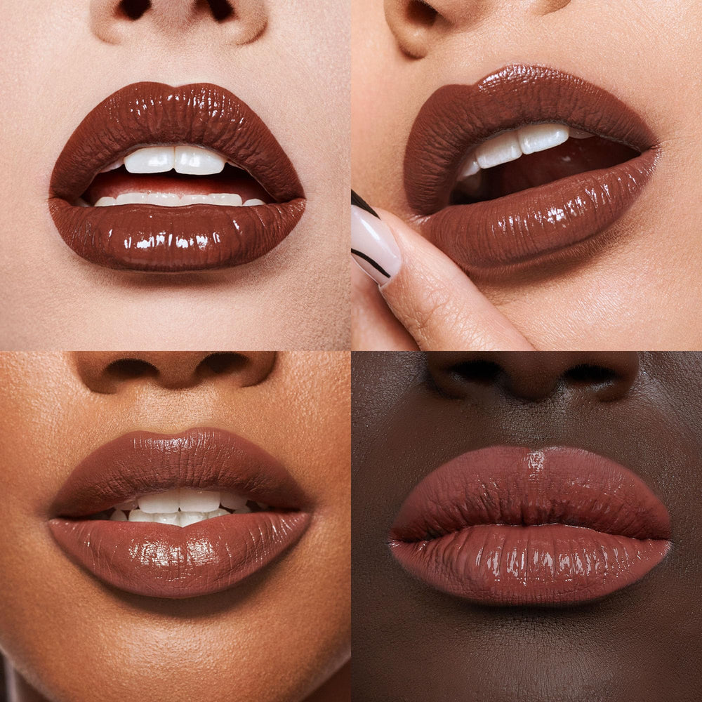 Urban Decay Vice Lip Bond wand close-up highlights smooth, one-swipe color application.