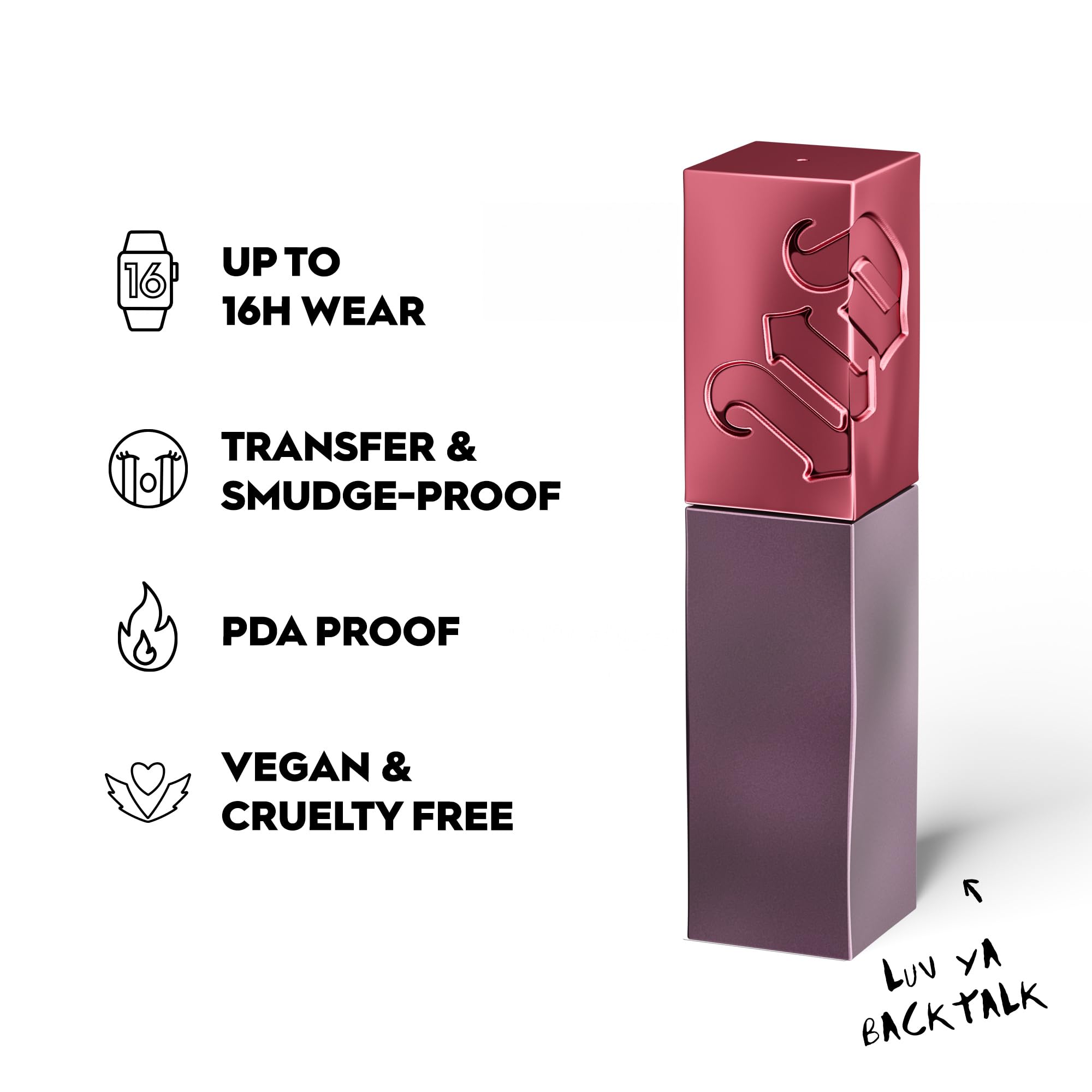 Shake the Urban Decay Vice Lip Bond bottle to activate color for easy one-swipe application.