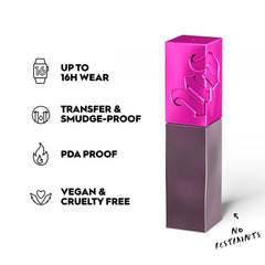 Urban Decay Vice Lip Bond wear-ready close-up emphasizing smudge-resistant finish