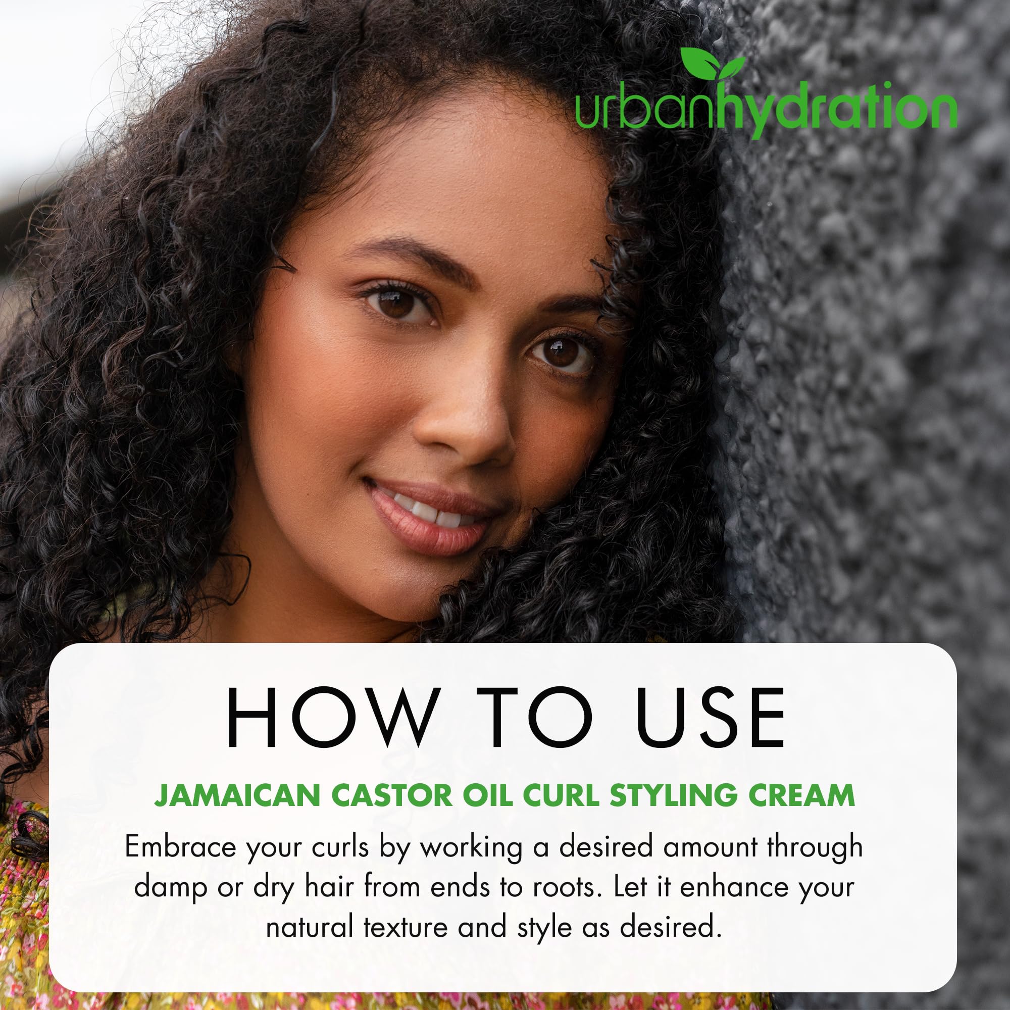 Ideal for high porosity hair with Urban Hydration Curl Cream