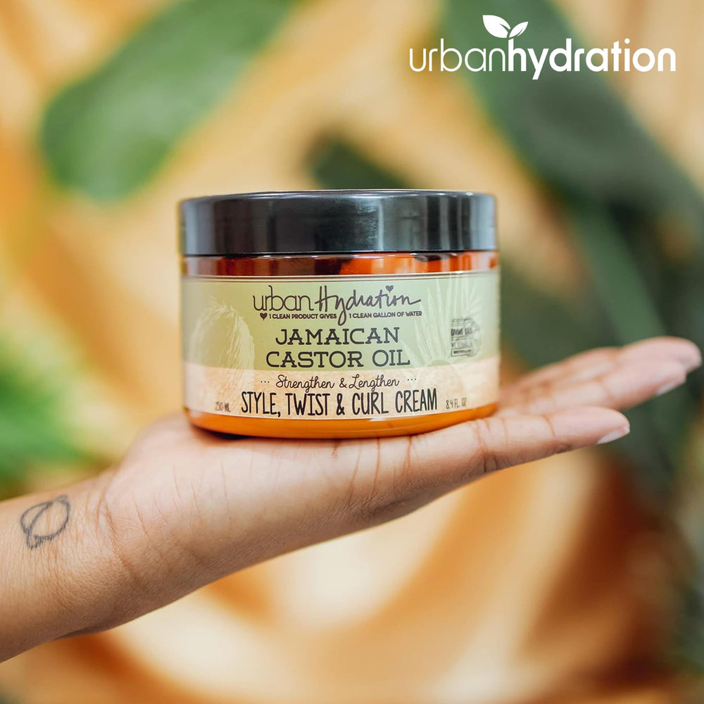 Hair appears thicker and stronger with Urban Hydration Curl Cream