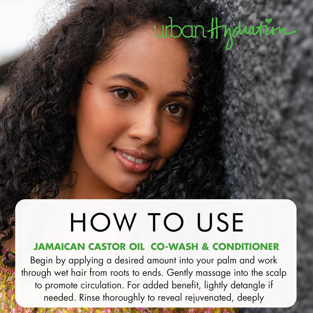 Urban Hydration sulfate-free label emphasizing clean, natural ingredients.