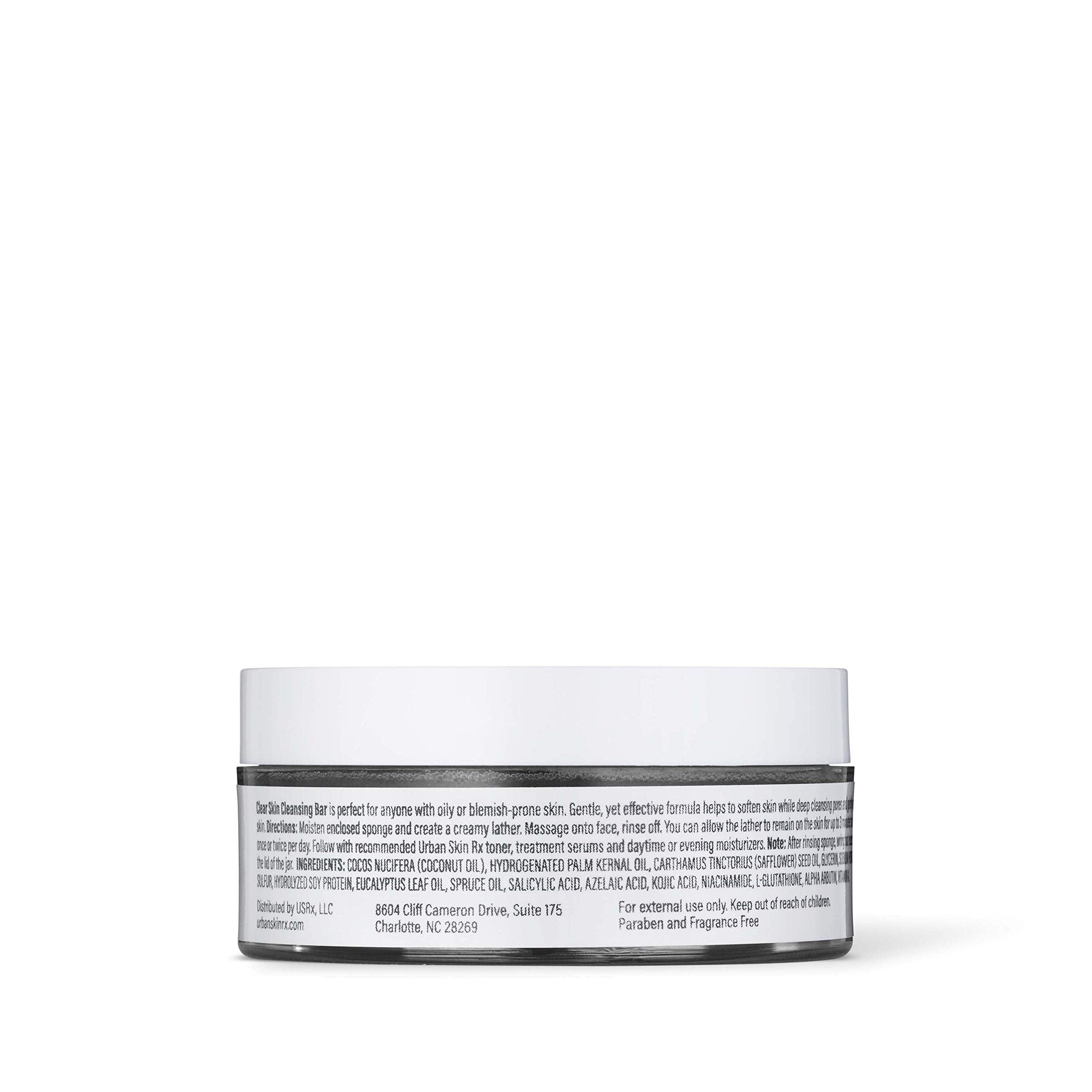 Urban Skin Rx Clear Skin bar supports overall complexion when used consistently