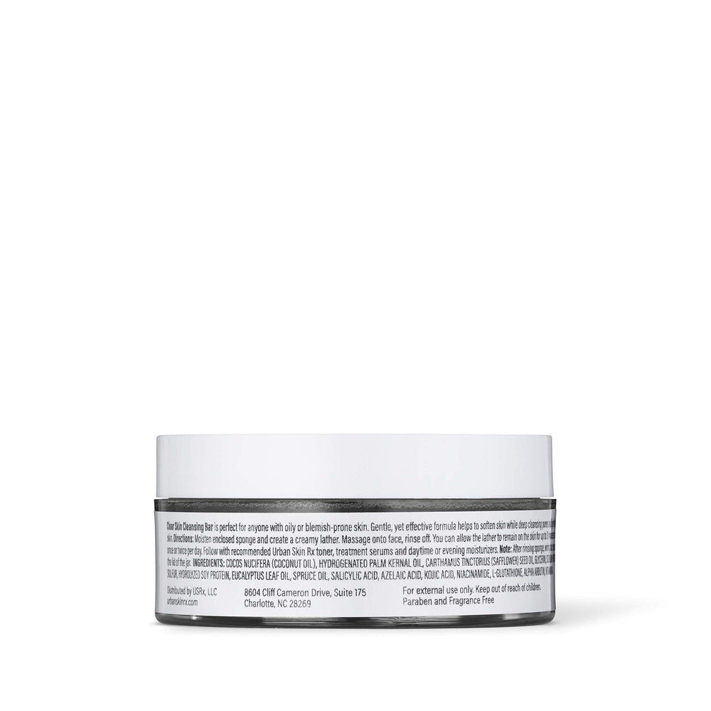 Urban Skin Rx Clear Skin bar supports overall complexion when used consistently