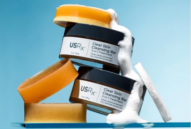 Urban Skin Rx Clear Skin 3-in-1 bar doubles as daily cleanser and mask up to 3 minutes