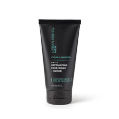 Urban Skin Rx Men’s Daily Exfoliating Face Wash bottle pour for deep pore cleanse.
