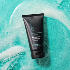 Close-up of smoother skin texture after using Urban Skin Rx Men’s product.