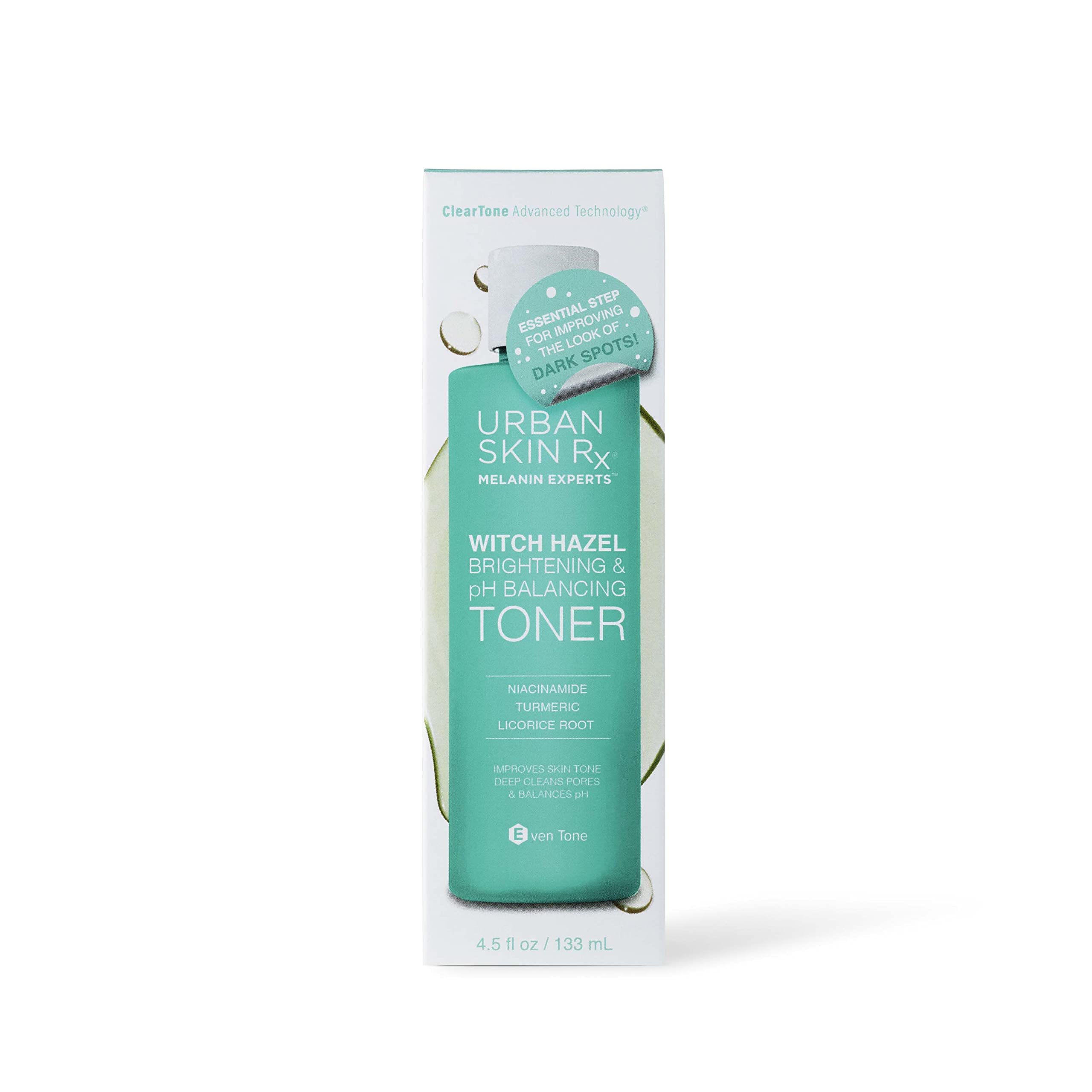 Urban Skin Rx routine with toner as a daily step.