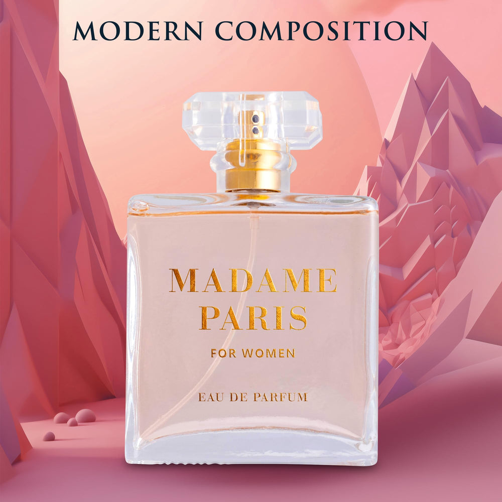 URBAN COLLECTION Madame Paris spray shown, a fresh daily scent for confident wear.
