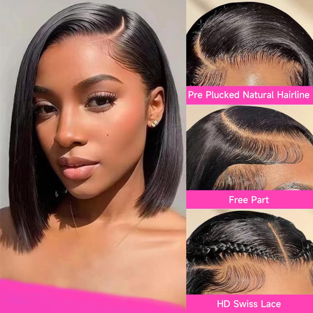 Urbansister hd lace-front bob wig supports seamless parting and styling