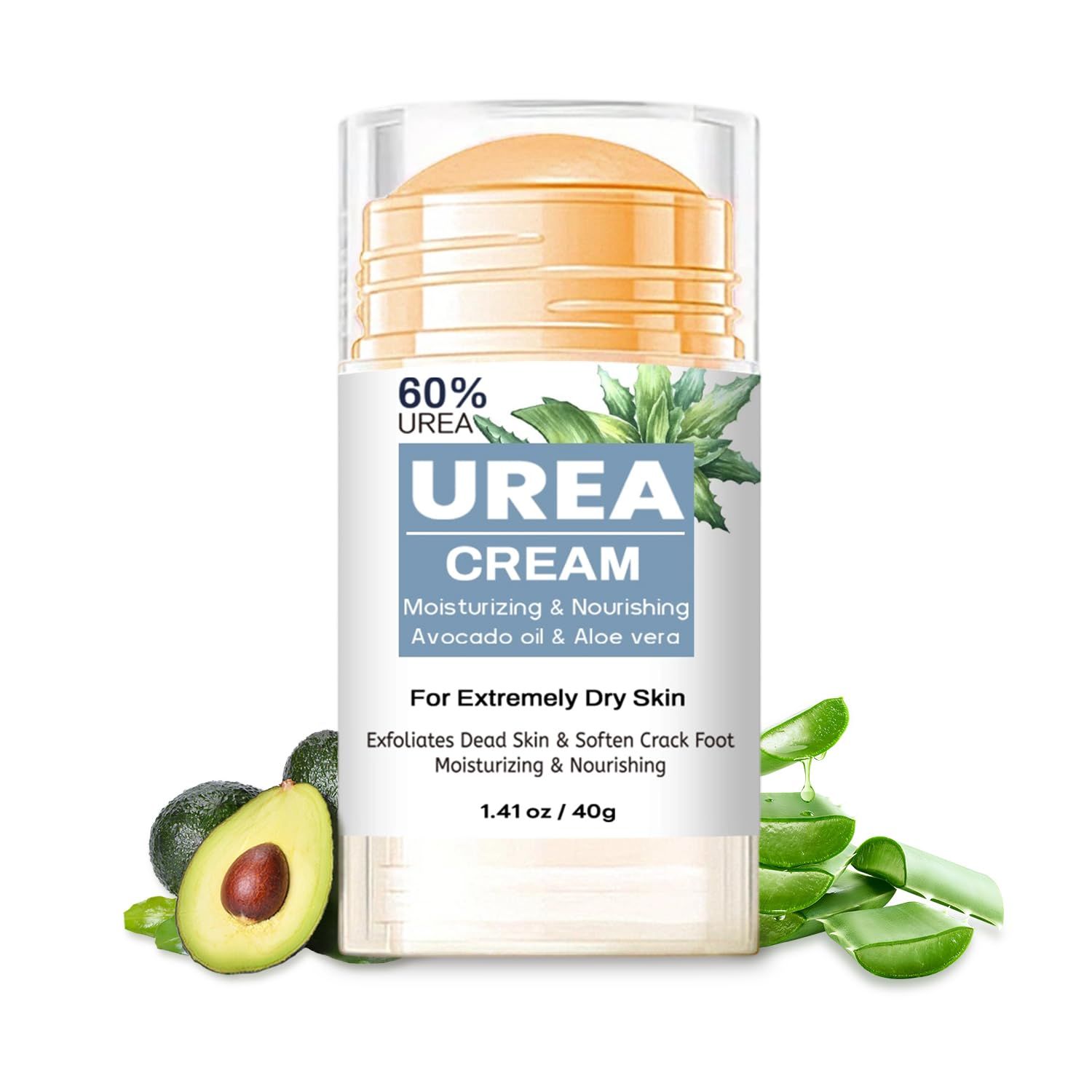 60% Urea Cream Stick for feet delivering fast hydration and softness.