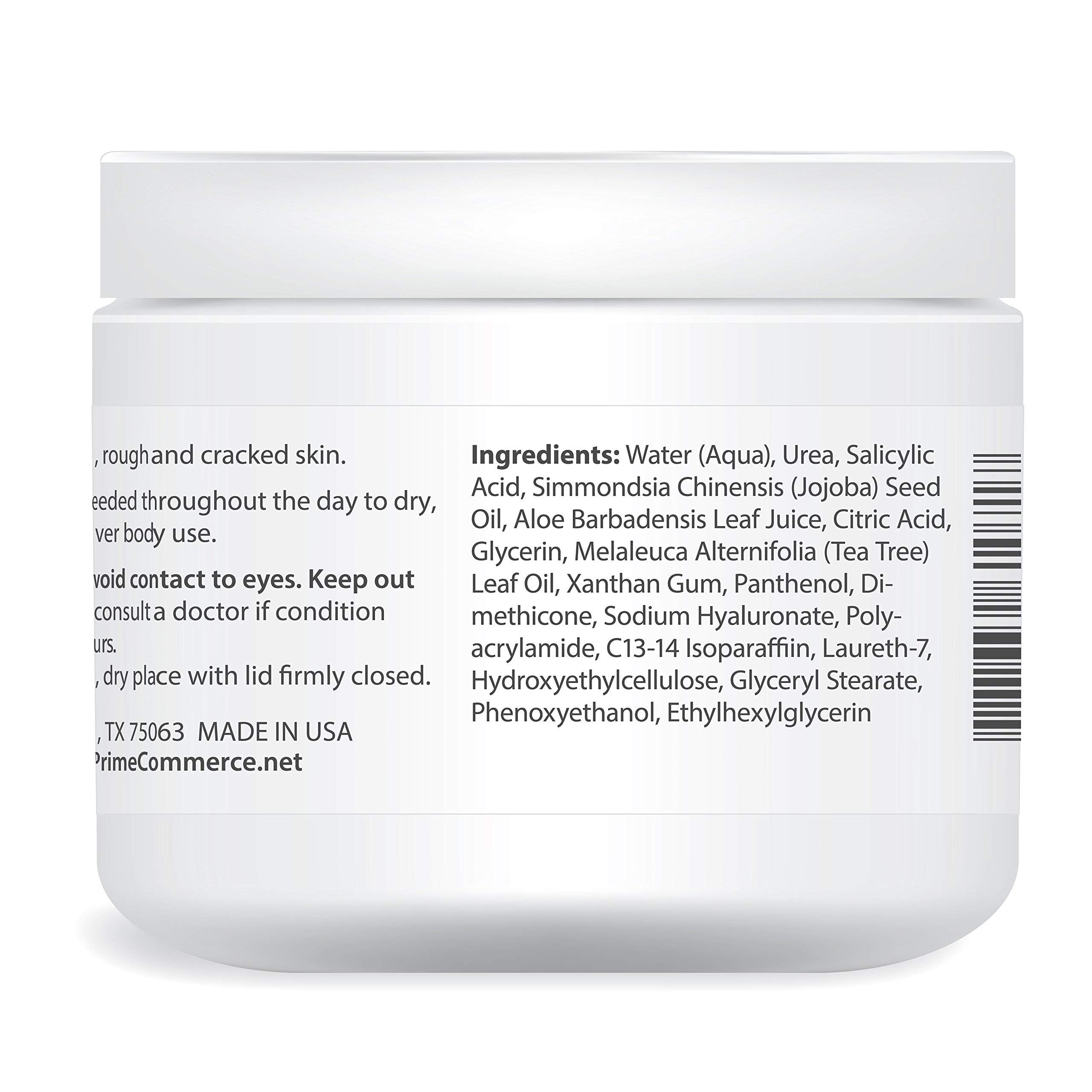 Urea Labs bottle with ergonomic pump ready for daily use