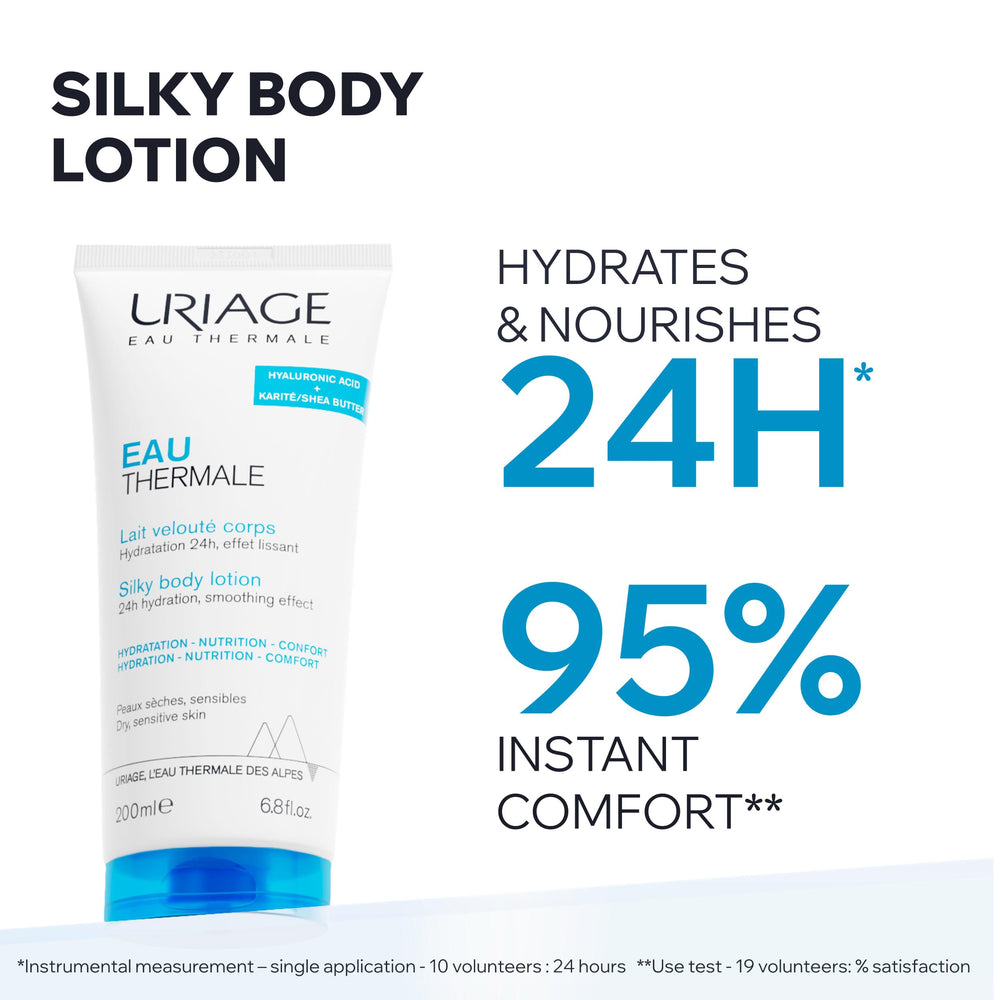 Cream jar shows hyaluronic acid and shea butter for nourished skin.