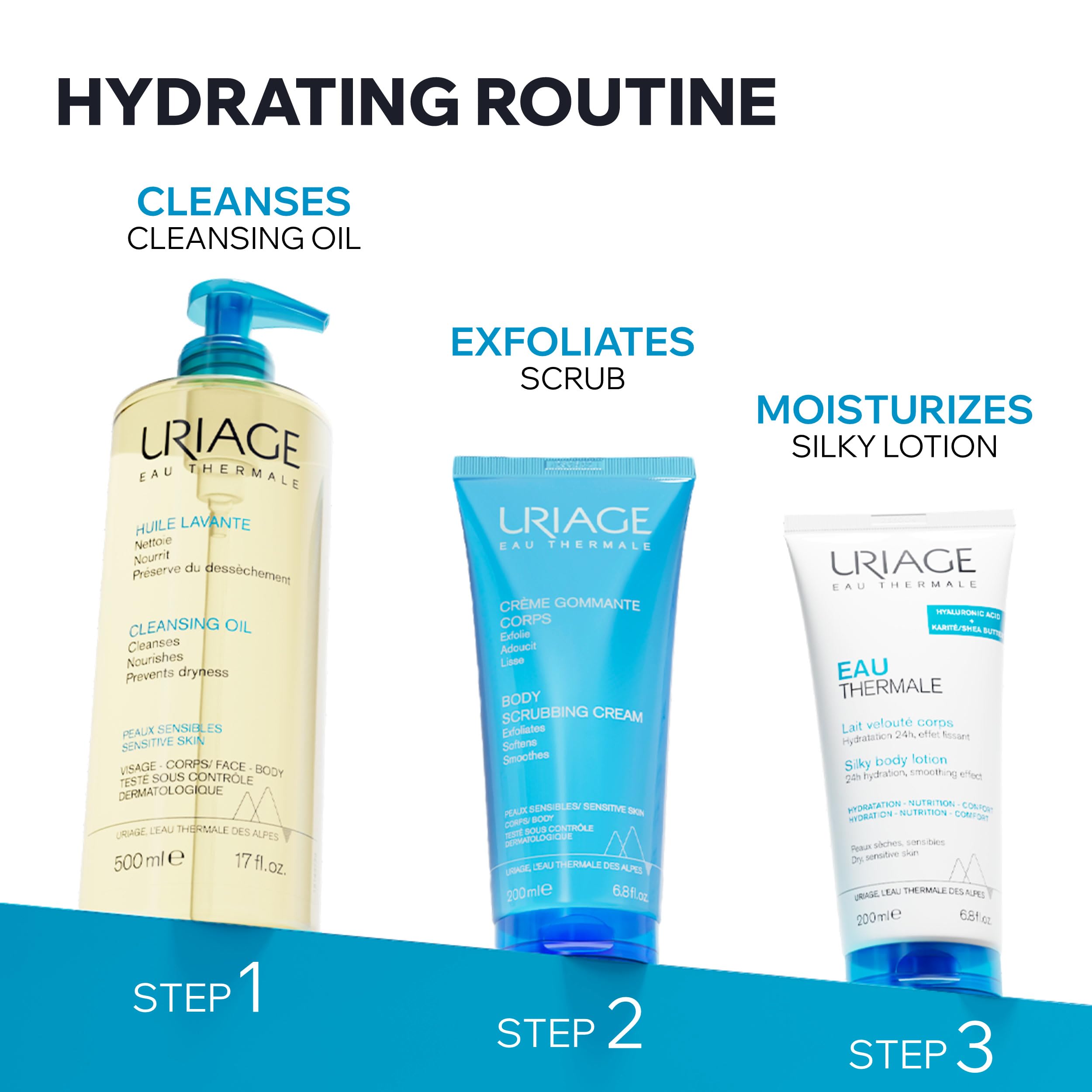 Soft, smooth skin finish after use, ready for the day.