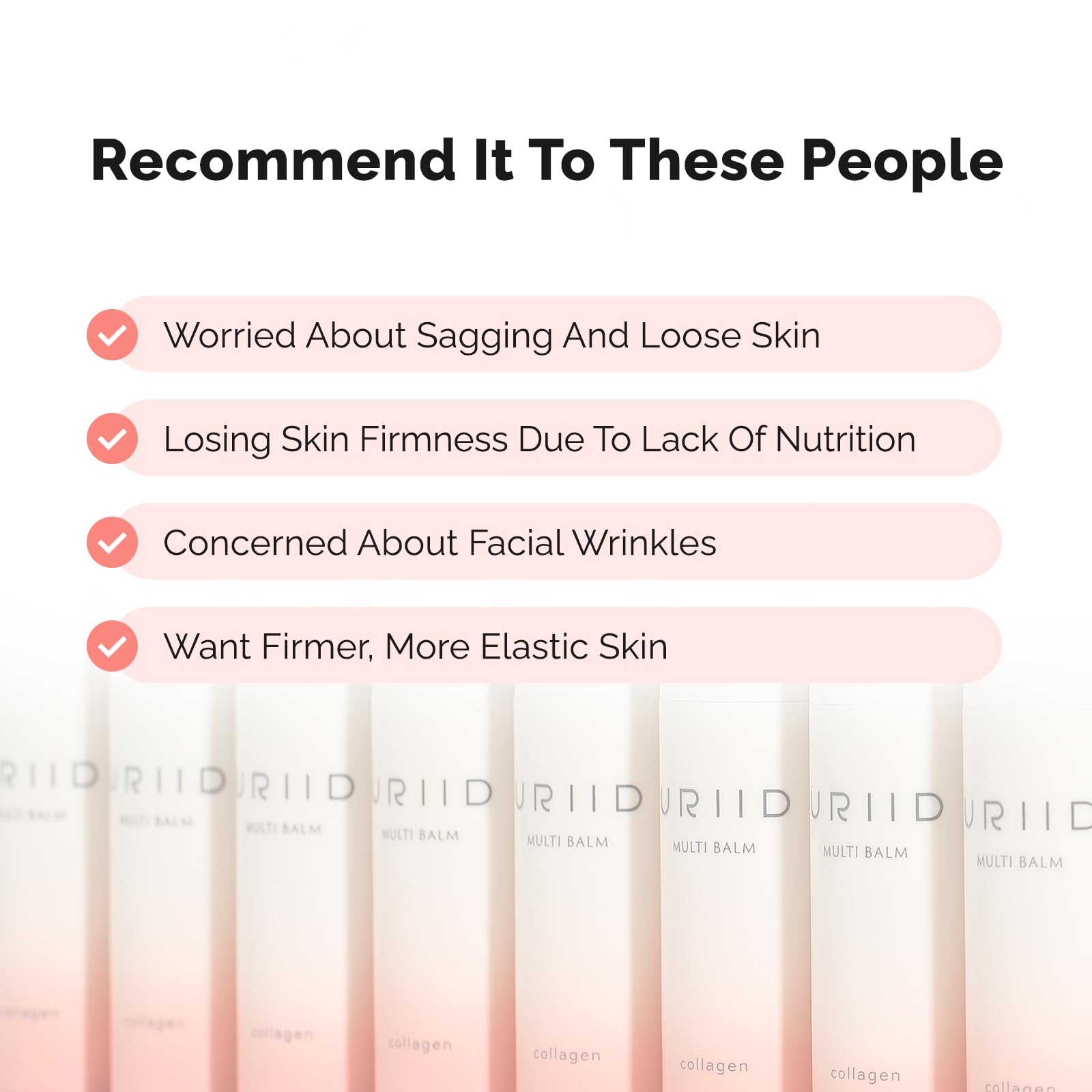 URIID Collagen Multi Ampoule Stick held in hand for compact travel size