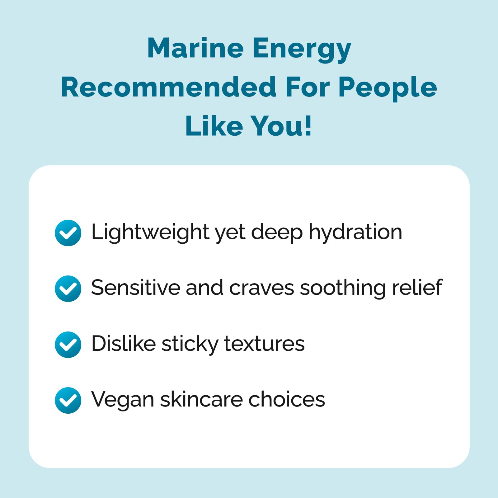 URIID Marine Energy Ampoule Essence ceramide helps reinforce the skin's moisture barrier.