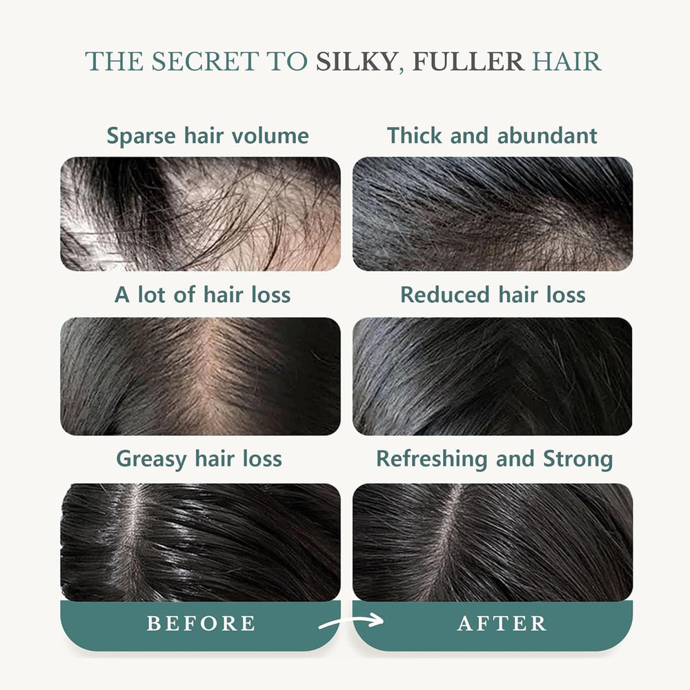 Urnuos Shampoo with amino acids nourishes follicles for stronger hair