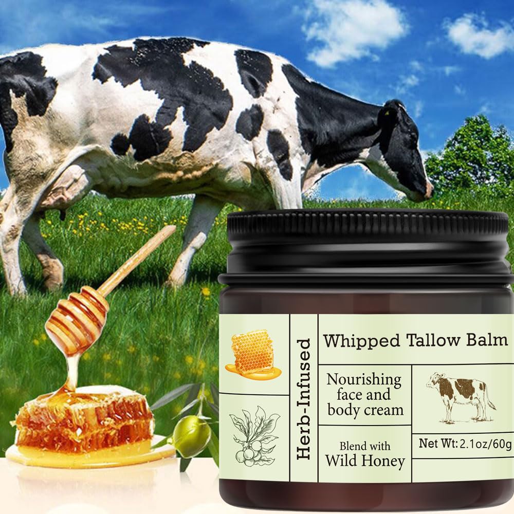 URQT beef tallow body application delivers deep moisturization