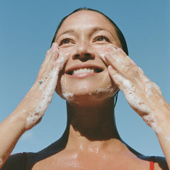 Ursa Major Fantastic Face Wash with rice seed moisturizes during cleansing.
