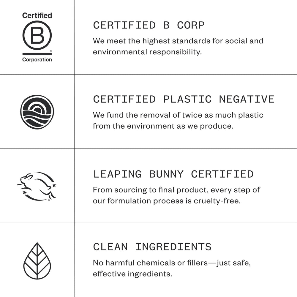 Fragrance-free option shown in clean packaging for a simple routine.
