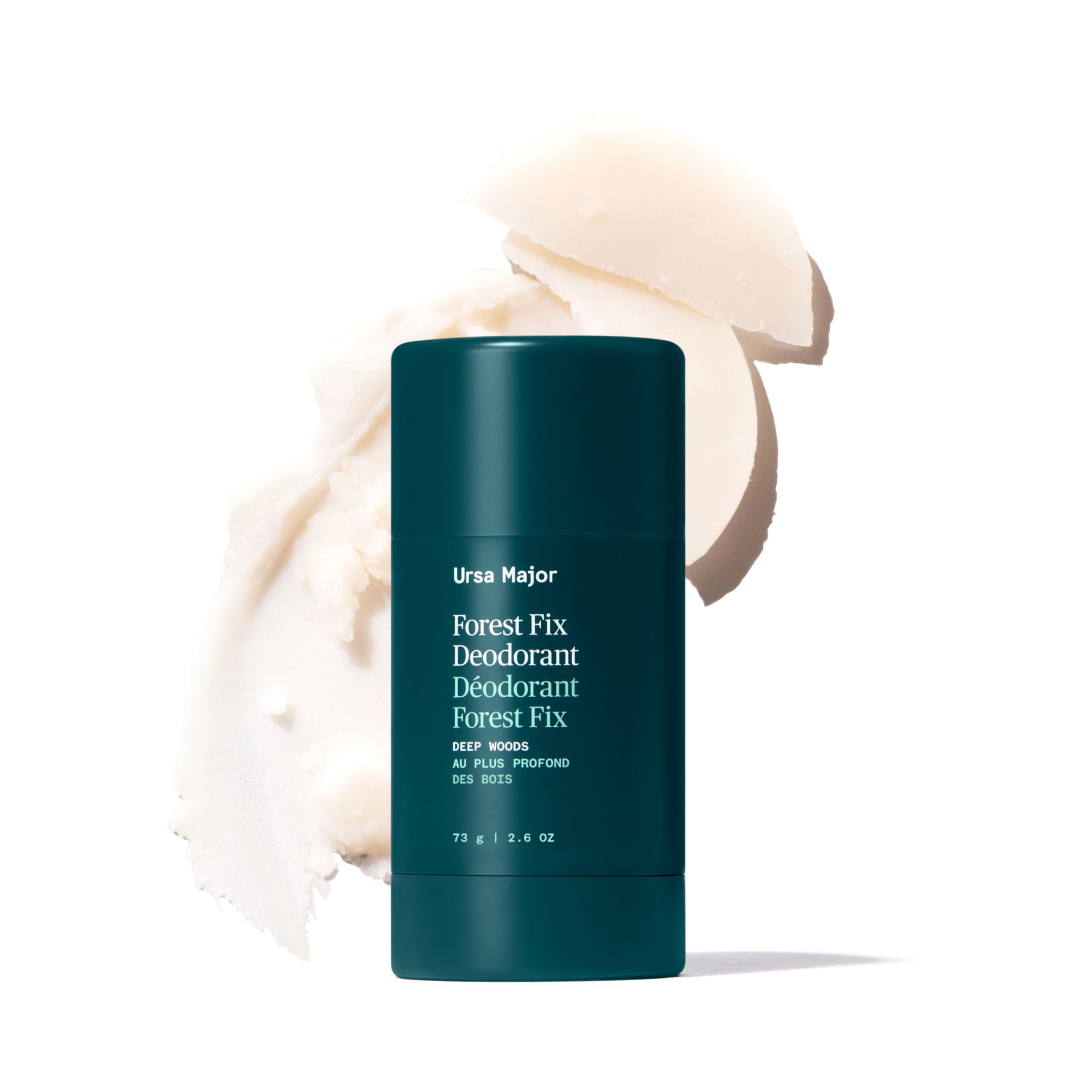 Ursa Major Forest Fix deodorant stick for aluminum-free, all-day freshness.