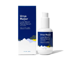 Ursa Major Lunar Bloom Serum bottle for a luminous night-care ritual.