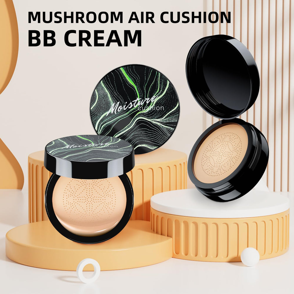 Two-piece compact set of Ursoulney cushion foundation offers travel-friendly use