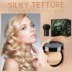 Ursoulney formula with centella, tremella, and vitamin E nourishes while applying makeup