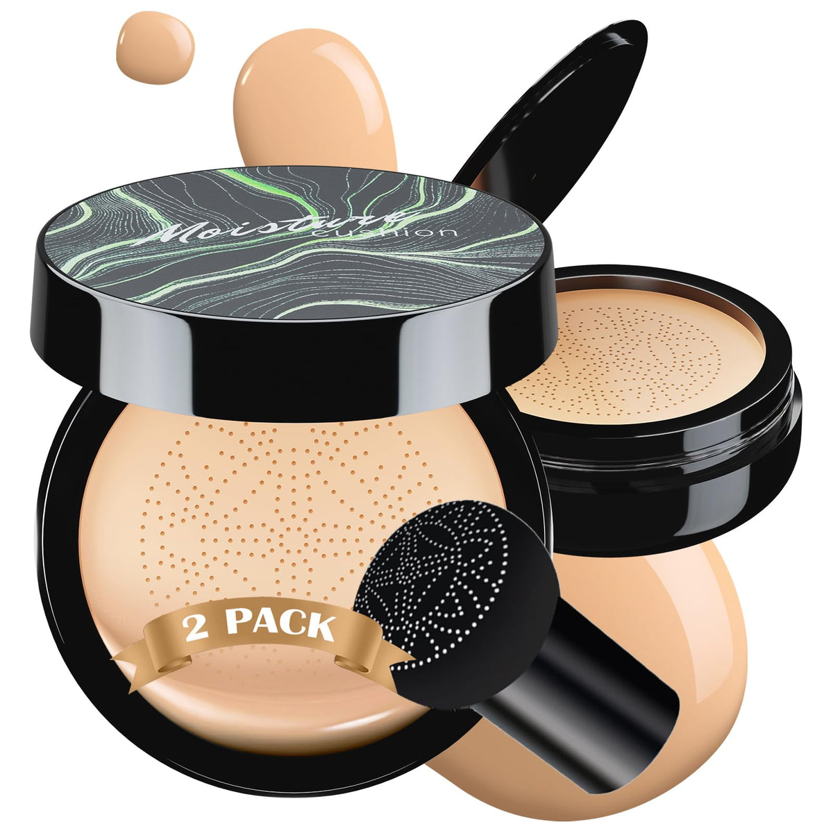 Ursoulney Mushroom Head Air Cushion CC Cream packaging for portable touch-ups