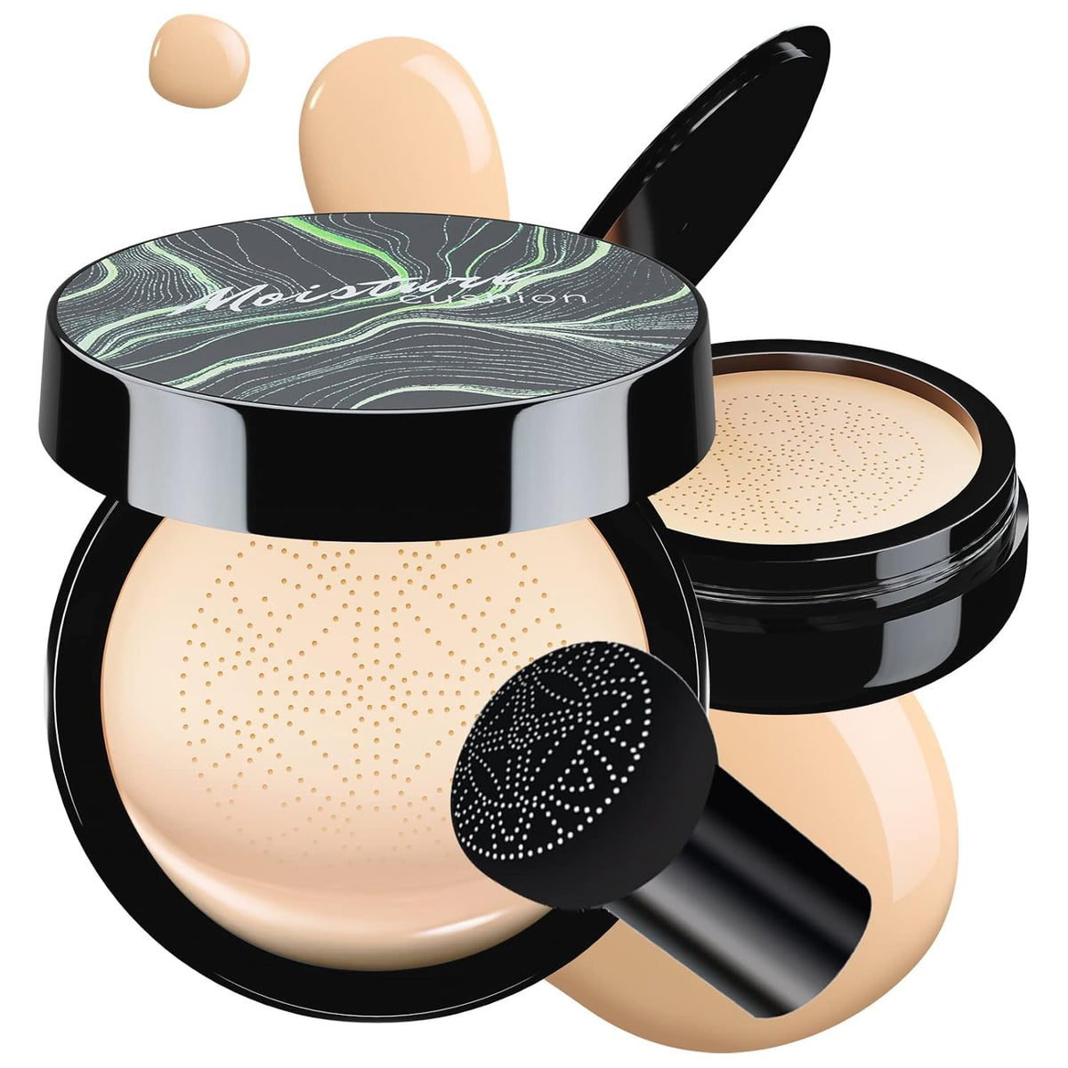 Ursoulney mushroom head sponge demonstrates gentle, skin-friendly application