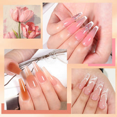 UR SUGAR 15 ml extension gel bottles ideal for at-home DIY nails.